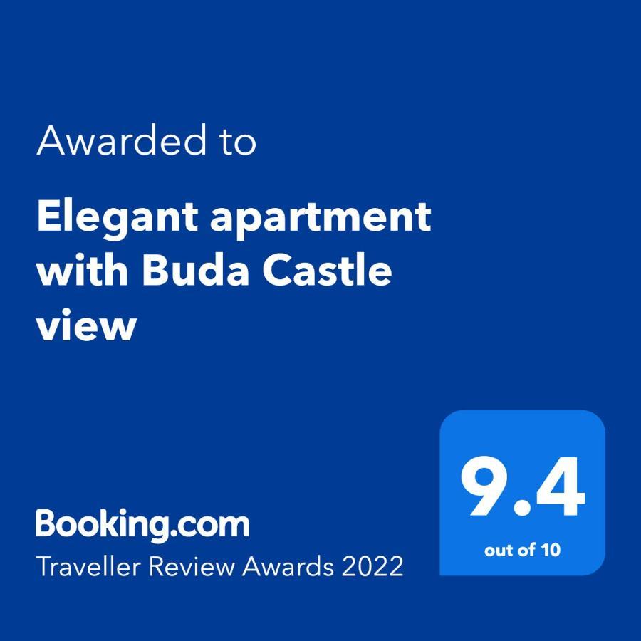 Elegant Apartment With Buda Castle View Budapest Ngoại thất bức ảnh